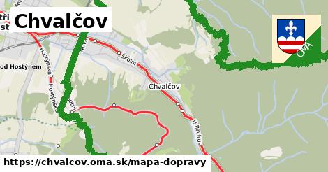 ikona Mapa dopravy mapa-dopravy v chvalcov