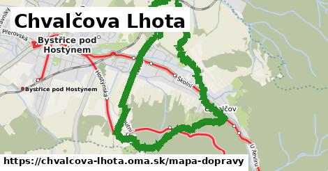 ikona Mapa dopravy mapa-dopravy v chvalcova-lhota