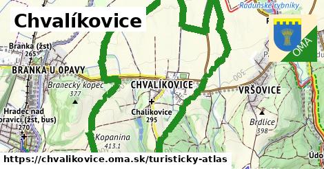 ikona Turistická mapa turisticky-atlas v chvalikovice