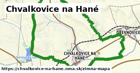 ikona Chvalkovice na Hané: 0 m trás zimna-mapa v chvalkovice-na-hane