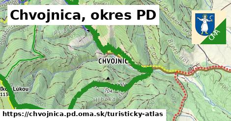 ikona Turistická mapa turisticky-atlas v chvojnica.pd