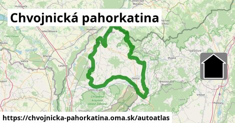 ikona Mapa autoatlas v chvojnicka-pahorkatina
