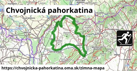 ikona Zimná mapa zimna-mapa v chvojnicka-pahorkatina