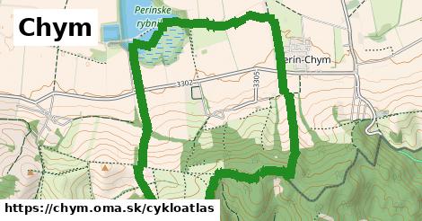 ikona Chym: 0 m trás cykloatlas v chym