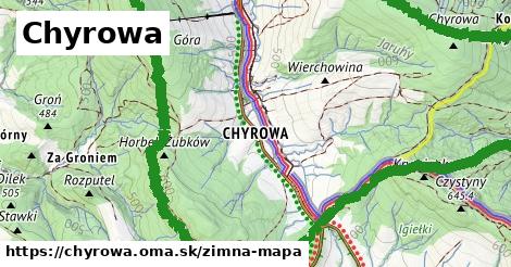 ikona Zimná mapa zimna-mapa v chyrowa