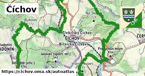 ikona Mapa autoatlas v cichov