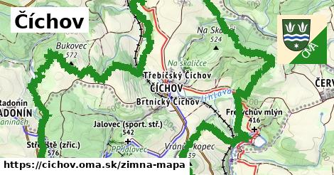 ikona Zimná mapa zimna-mapa v cichov