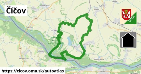 ikona Mapa autoatlas v cicov