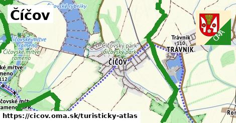 ikona Turistická mapa turisticky-atlas v cicov