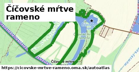 ulice v Číčovské mŕtve rameno