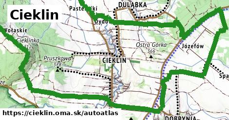 ikona Mapa autoatlas v cieklin