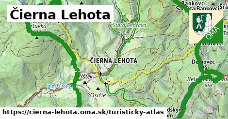 ikona Čierna Lehota: 26 km trás turisticky-atlas v cierna-lehota