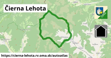 ikona Mapa autoatlas v cierna-lehota.rv