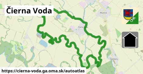 ulice v Čierna Voda