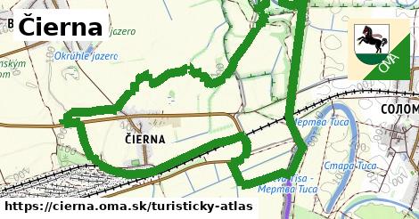 ikona Turistická mapa turisticky-atlas v cierna