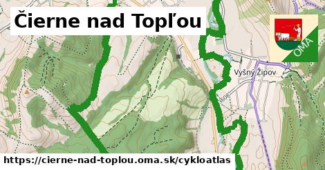 ikona Cyklo cykloatlas v cierne-nad-toplou