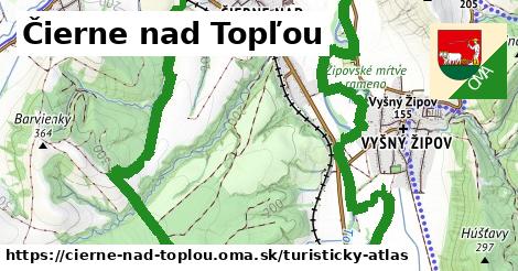 ikona Turistická mapa turisticky-atlas v cierne-nad-toplou