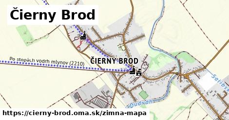 ikona Zimná mapa zimna-mapa v cierny-brod