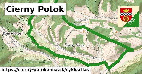 ikona Cyklo cykloatlas v cierny-potok