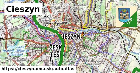 ikona Mapa autoatlas v cieszyn