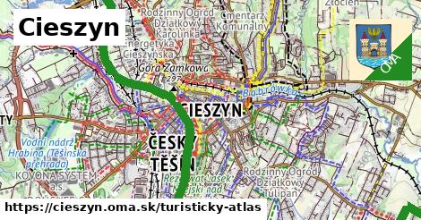 ikona Turistická mapa turisticky-atlas v cieszyn