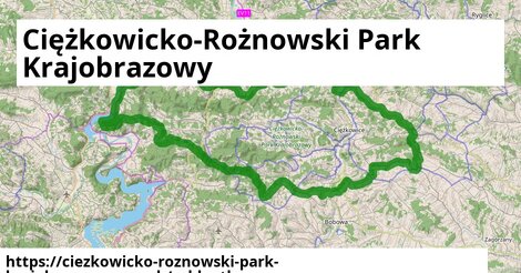 ikona Cyklo cykloatlas v ciezkowicko-roznowski-park-krajobrazowy