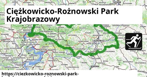 ikona Zimná mapa zimna-mapa v ciezkowicko-roznowski-park-krajobrazowy