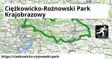 ikona Zimná mapa zimna-mapa v ciezkowicko-roznowski-park-krajobrazowy