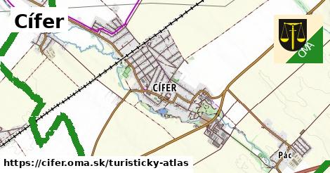 ikona Turistická mapa turisticky-atlas v cifer