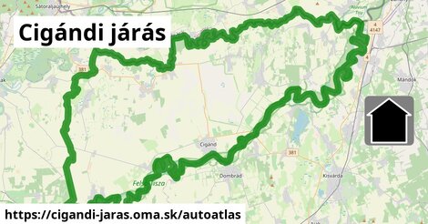 ikona Mapa autoatlas v cigandi-jaras