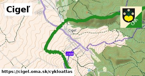 ikona Cyklo cykloatlas v cigel