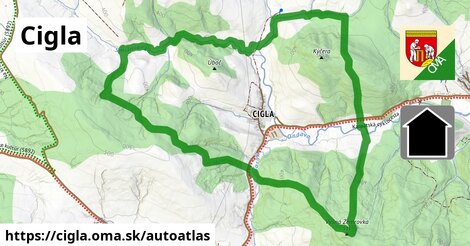 ikona Mapa autoatlas v cigla