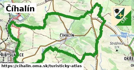 ikona Turistická mapa turisticky-atlas v cihalin