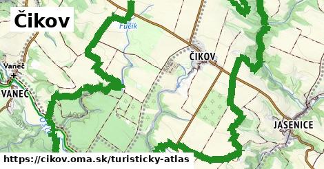 ikona Turistická mapa turisticky-atlas v cikov