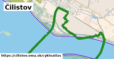 ikona Čilistov: 6,3 km trás cykloatlas v cilistov