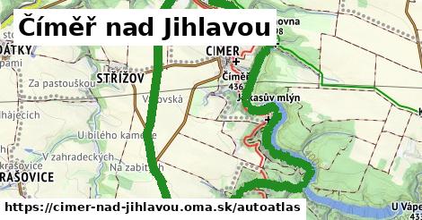 ikona Mapa autoatlas v cimer-nad-jihlavou