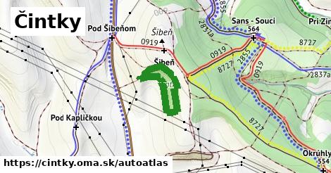 ikona Mapa autoatlas v cintky