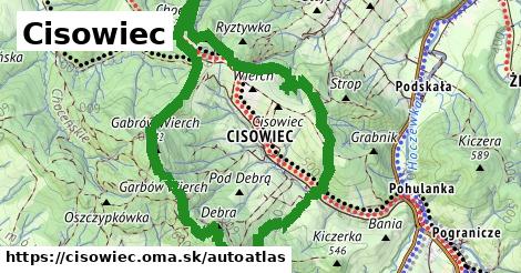 ikona Mapa autoatlas v cisowiec