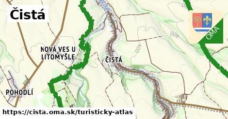 ikona Turistická mapa turisticky-atlas v cista