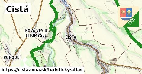 ikona Turistická mapa turisticky-atlas v cista