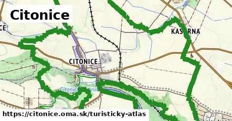 ikona Turistická mapa turisticky-atlas v citonice