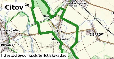 ikona Turistická mapa turisticky-atlas v citov