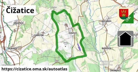 ikona Mapa autoatlas v cizatice