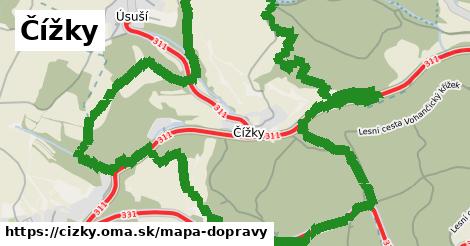 ikona Mapa dopravy mapa-dopravy v cizky