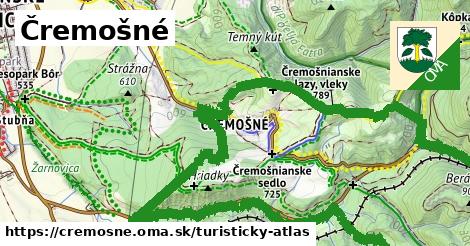 ikona Turistická mapa turisticky-atlas v cremosne