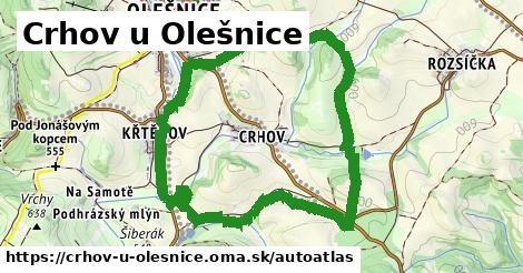 ikona Mapa autoatlas v crhov-u-olesnice