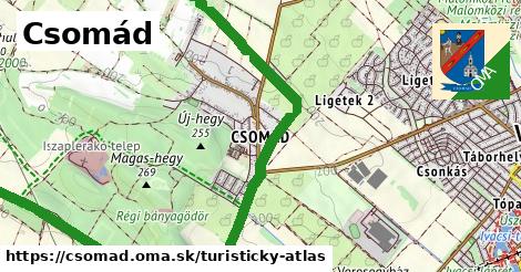 ikona Turistická mapa turisticky-atlas v csomad