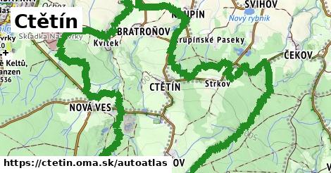 ikona Mapa autoatlas v ctetin