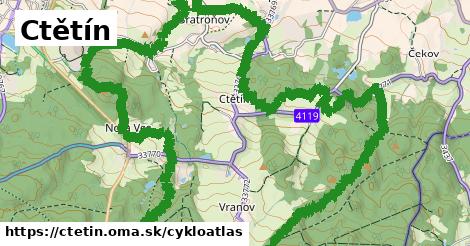 ikona Cyklo cykloatlas v ctetin