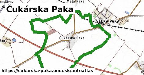 ikona Mapa autoatlas v cukarska-paka